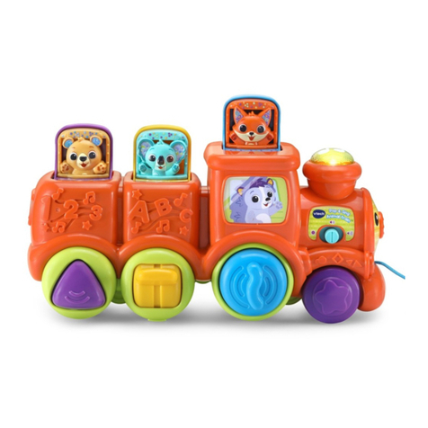 V-tech Pop & Sing Animal Train 5549 User manual