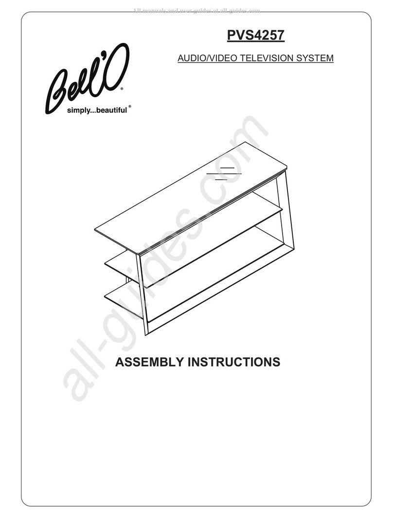 Bell'O PVS4257 Assembly instructions