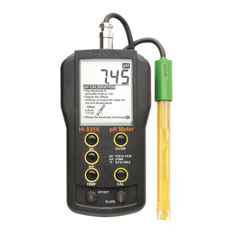 Hanna Instruments HI 8314 User manual