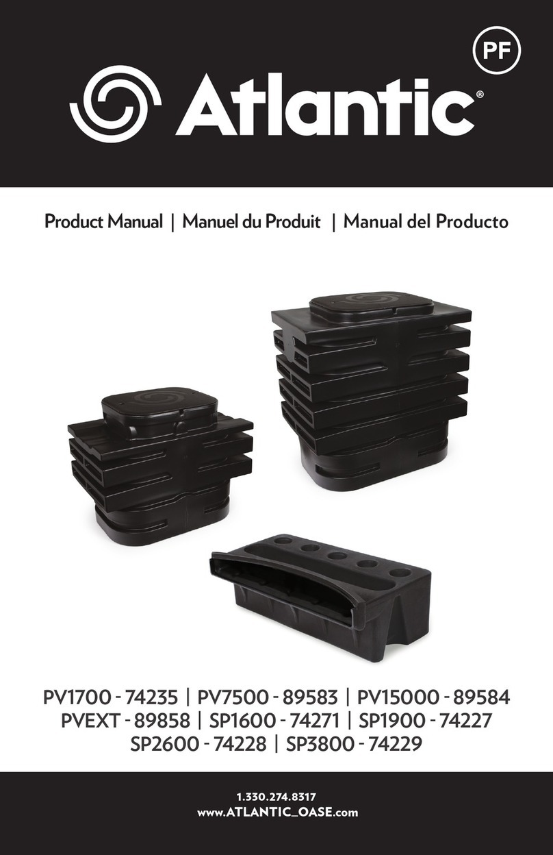 Atlantic PV1700 User manual