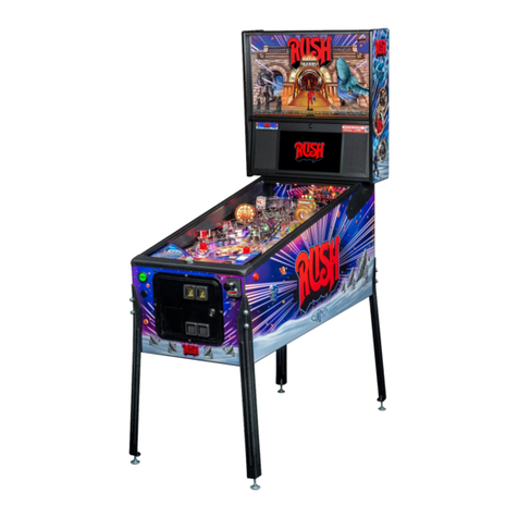 Stern Pinball RUSH LE User manual