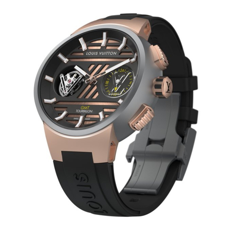 Louis Vuitton Montre Tourbillon Volant GMT LV 82 calibre manual