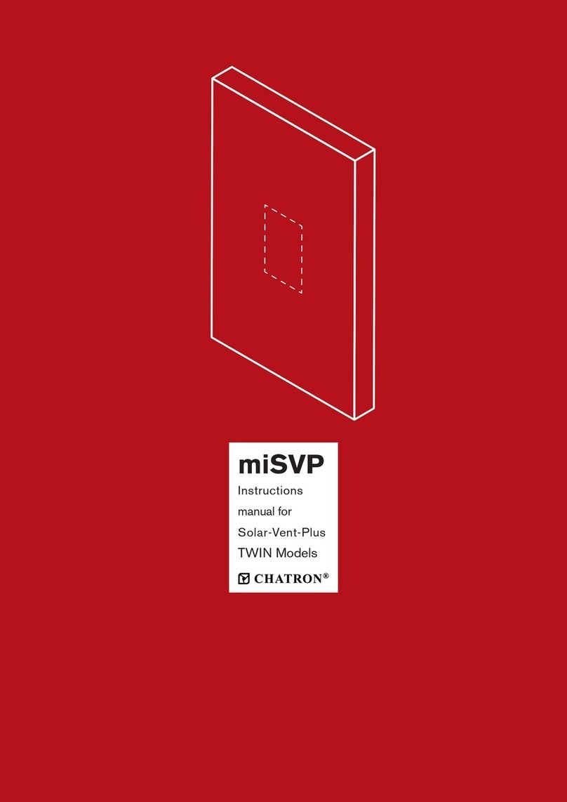 chatron SOLAR-VENT-PLUS TWIN instruction manual