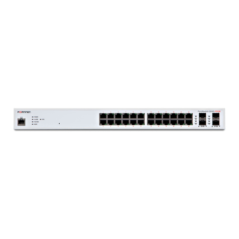 Fortinet FortiSwitch 224D-FPOE User manual