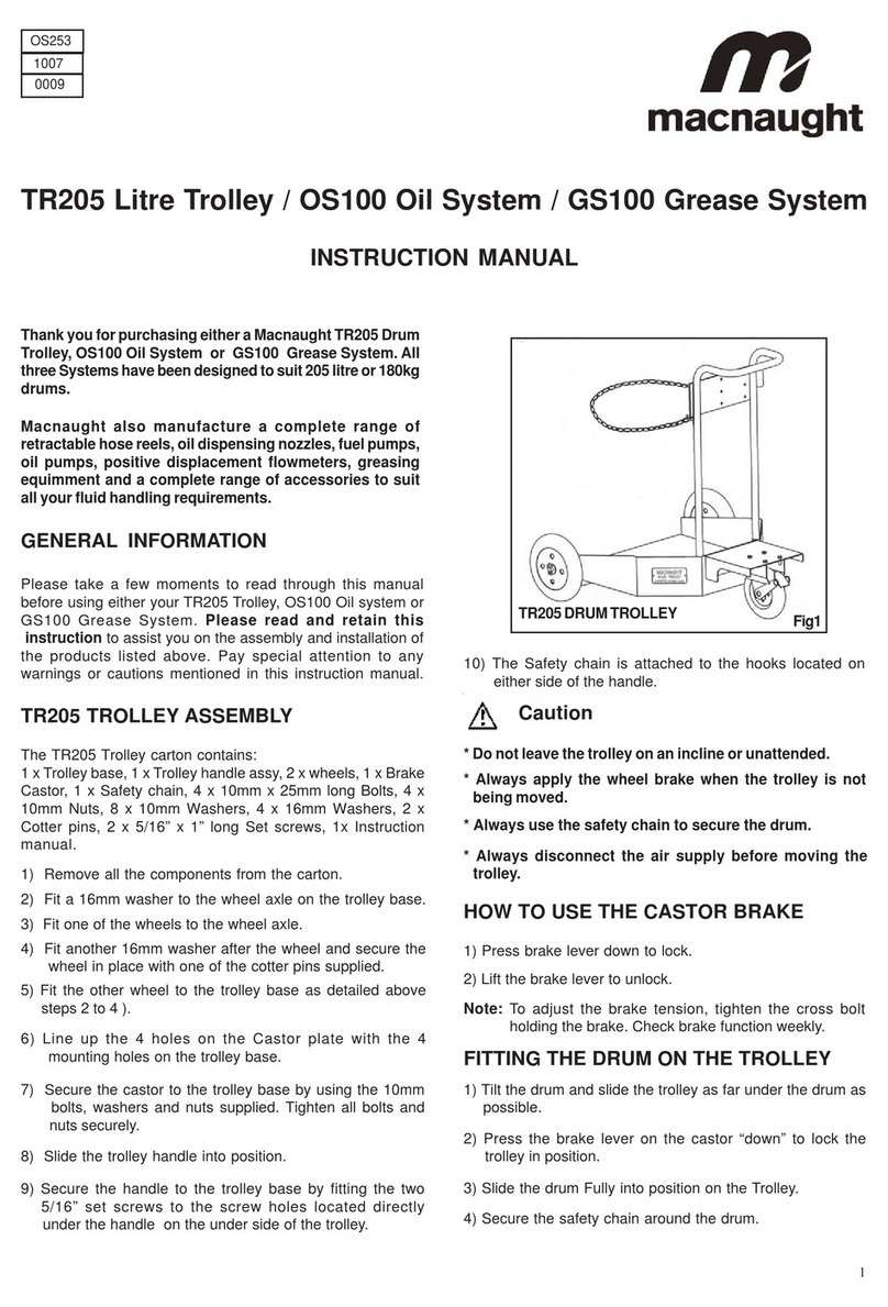 Macnaught TR205 instruction manual