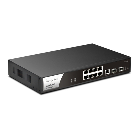Draytek VigorSwitch G2100 User manual