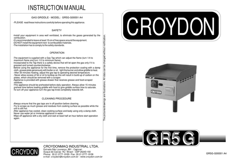 croydon GR5G instruction manual