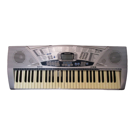 Bontempi PM747 Quick manual