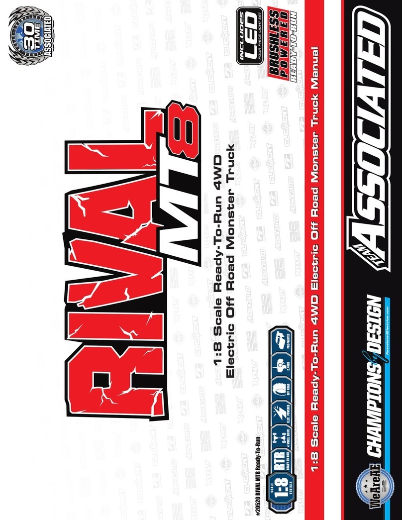 Associated Electrics Ready-To-Run RIVAL MT8 User manual