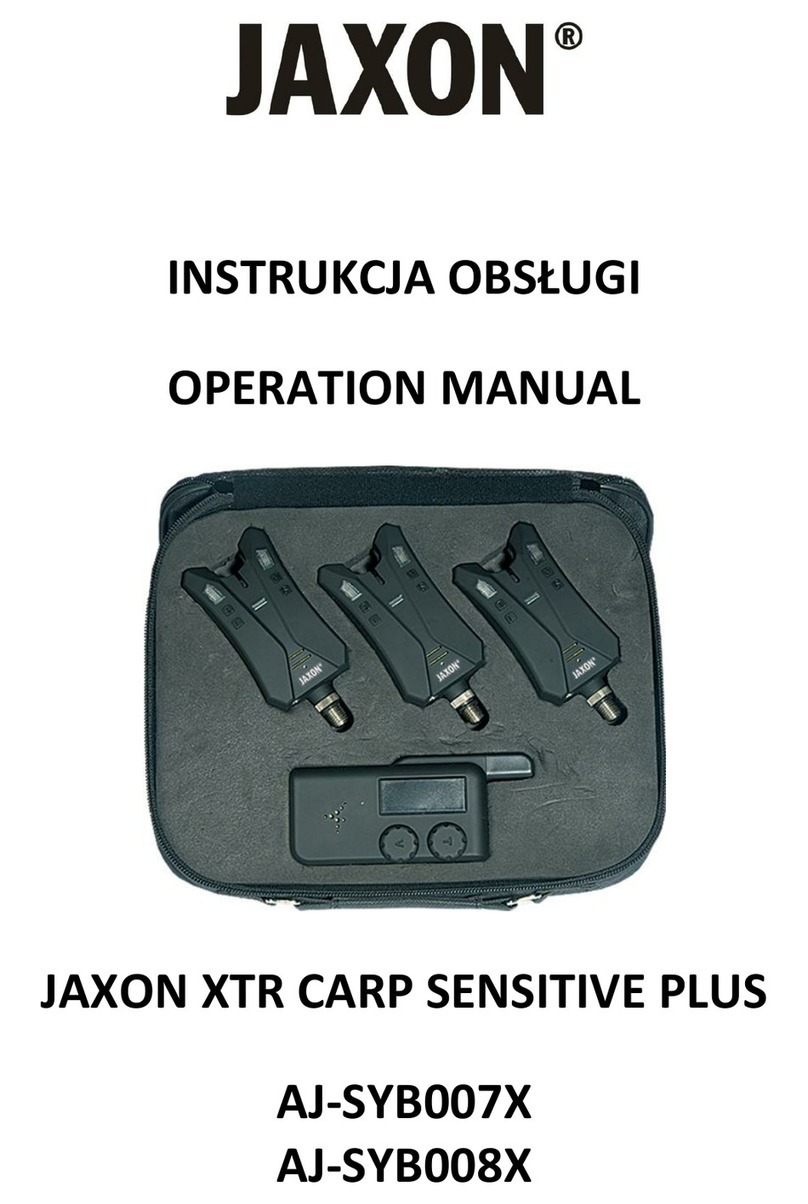 Jaxon XTR CARP SENSITIVE PLUS User manual