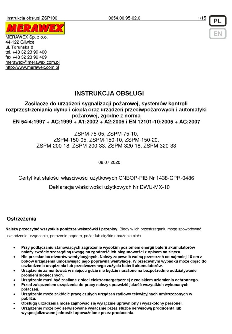 MERAWEX ZSPM-75-05 User manual