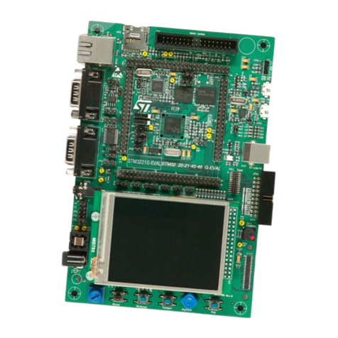ST STM3221G-EVAL User manual