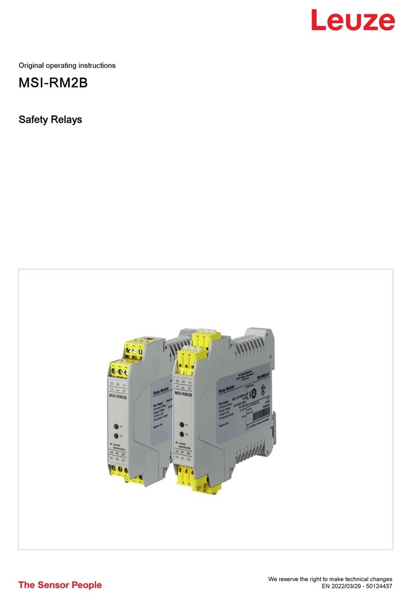Leuze MSI-RM2B Original operating instructions