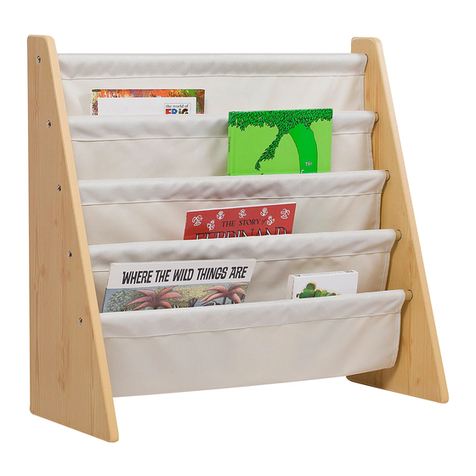 wildkin Sling Bookshelf Assembly instructions