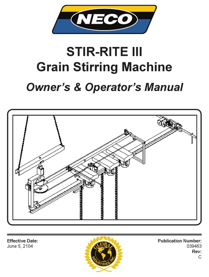 Neco STIR-RITE III Owner's/operator's manual