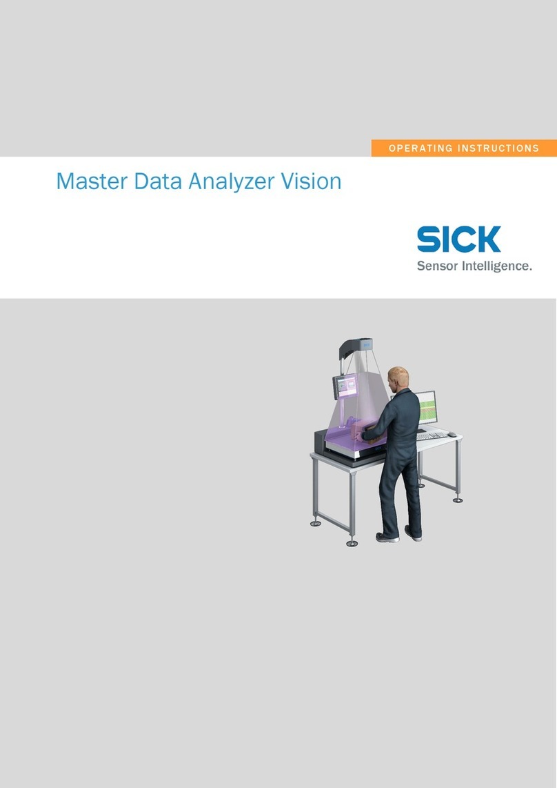 SICK Master Data Analyzer Vision User manual