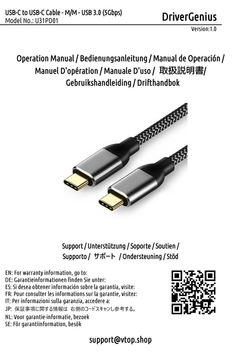 DriverGenius U31PD01 User manual