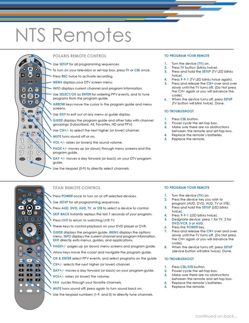 NTS POLARIS quick start guide