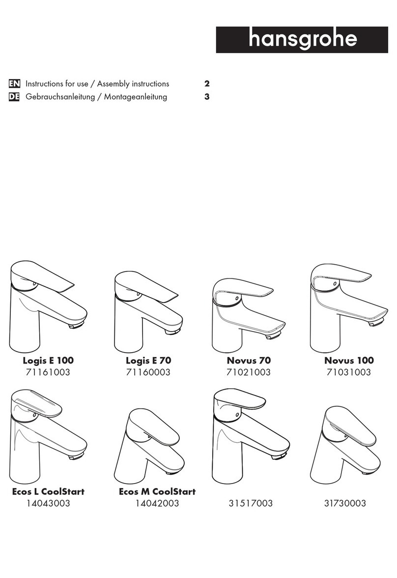Hans Grohe Logis E 100 71161003 User manual Hans Grohe Logis E 100 71161003 User manual