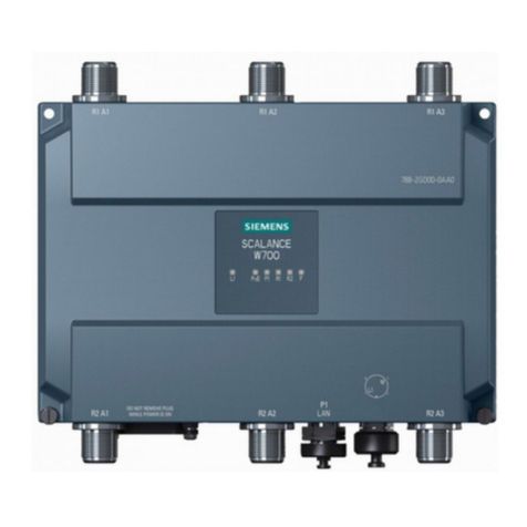 Siemens SIMATIC NET SCALANCE W788-x User manual