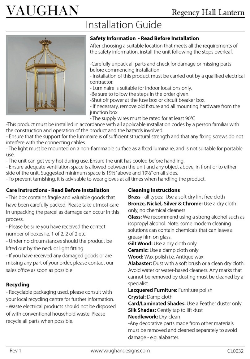 Vaughan Regency Hall installation guide Vaughan Regency Hall installation guide