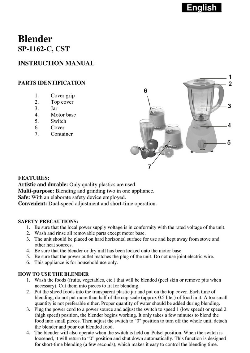 SAPIRHOME SP-1162-C, CST instruction manual