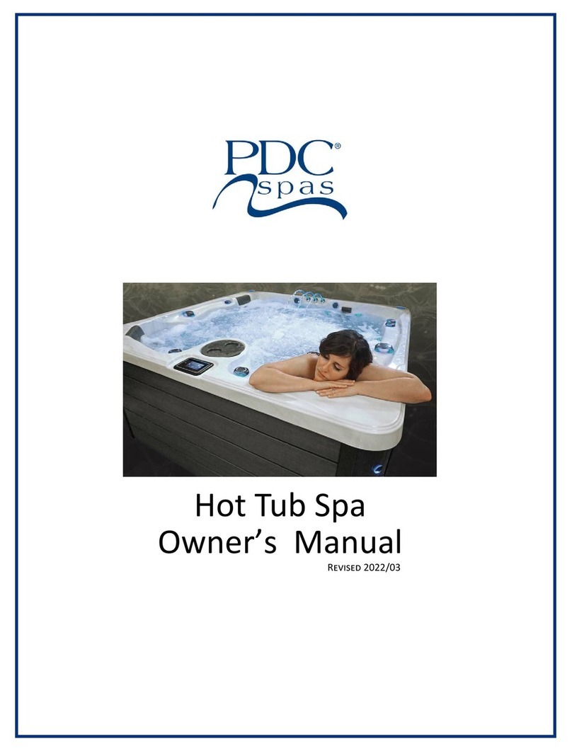 PDC spas Owner's Manual manual PDC spas Owner's Manual manual