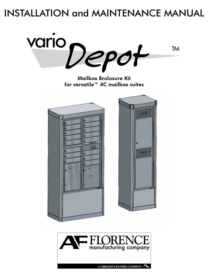 Gibraltar Industries Florence Vario depot Installation and maintenance manual