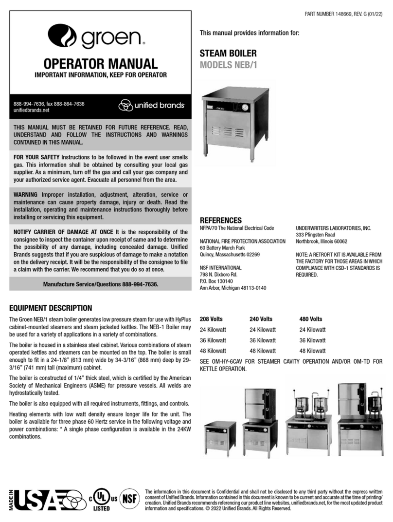 Groen NEB/1 User manual