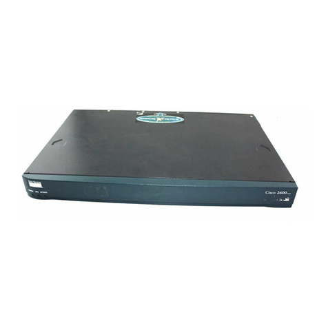 Cisco 1600 User manual