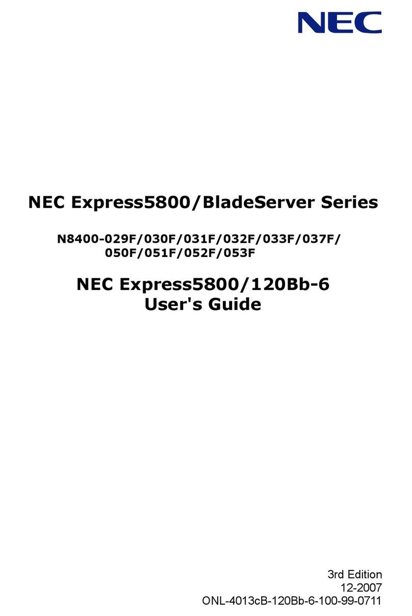 NEC NEC Express5800 Series User manual