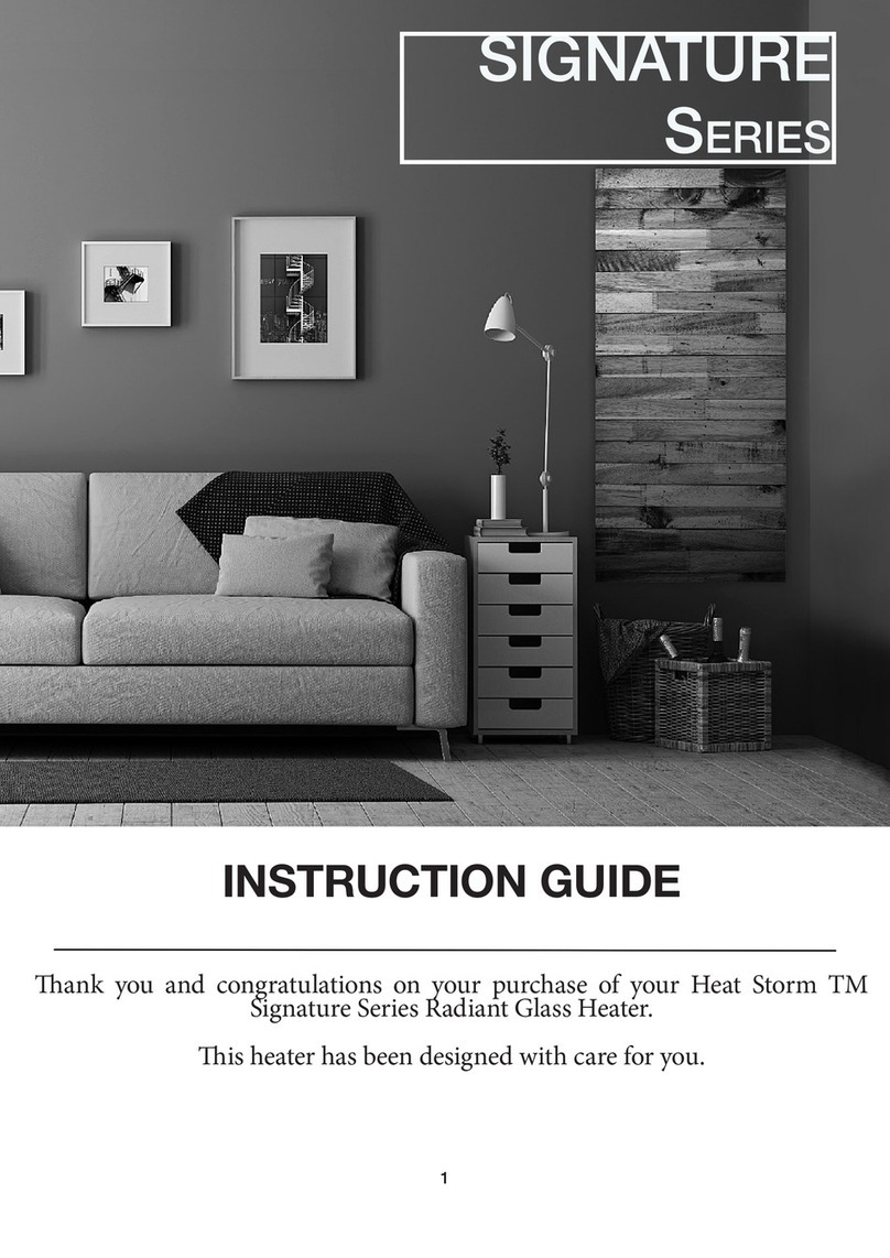 Heat Storm Signature Series Instruction guide