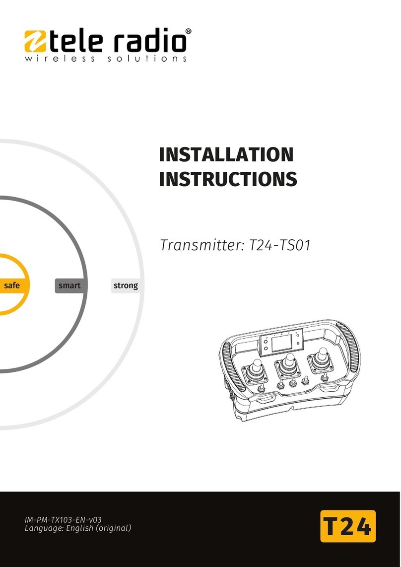 Tele Radio T24-TS01 installation instructions
