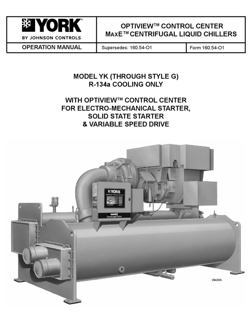 Johnson Controls YORK YK MaxE User manual