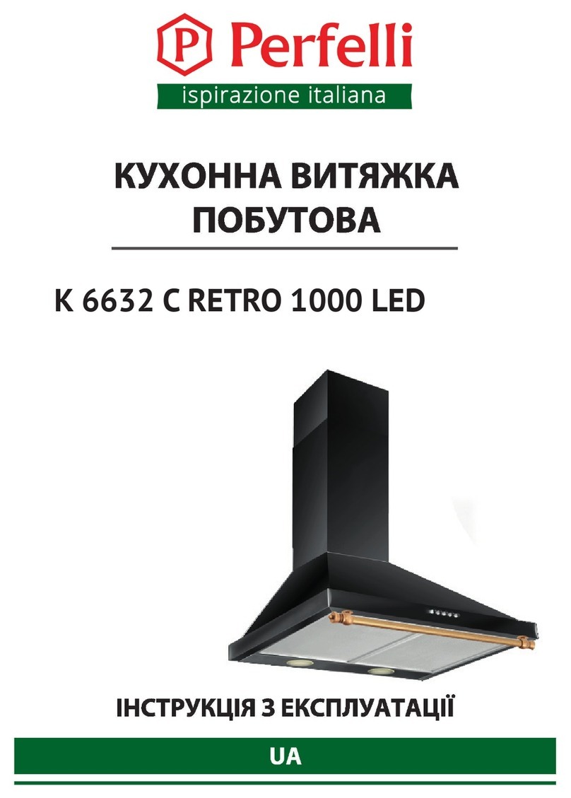 Perfelli K 6632 C RETRO 1000 LED user manual