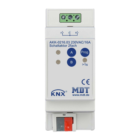 MDT Technologies KNX AKK-0216.03 User manual
