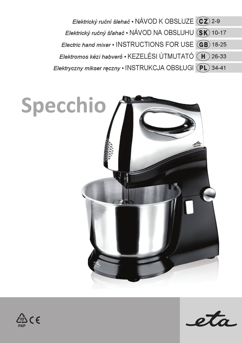 eta Specchio Instructions for use