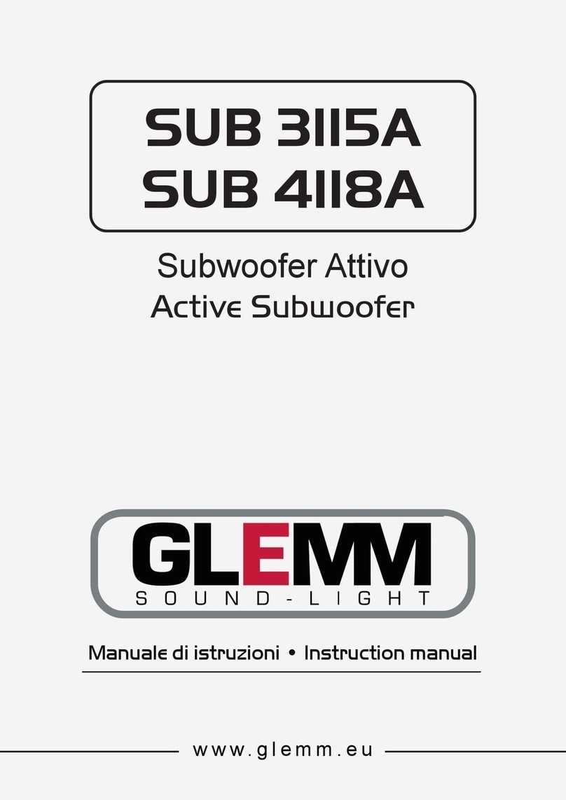 GLEMM SUB 3115A instruction manual