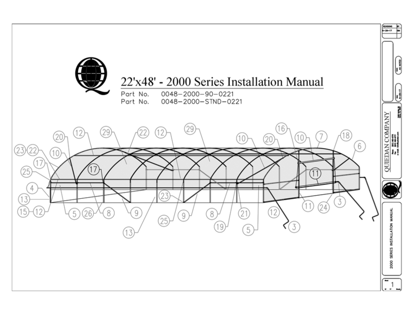 QUIEDAN COMPANY 2000 Series installation manual