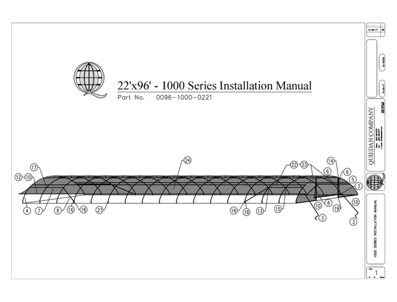 QUIEDAN COMPANY 1000 Series installation manual