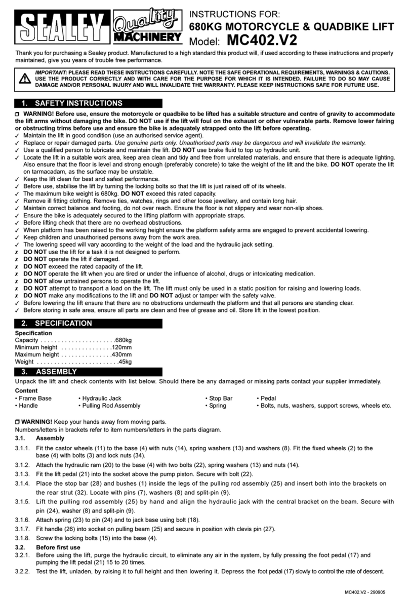 Sealey MC402.V2 instructions