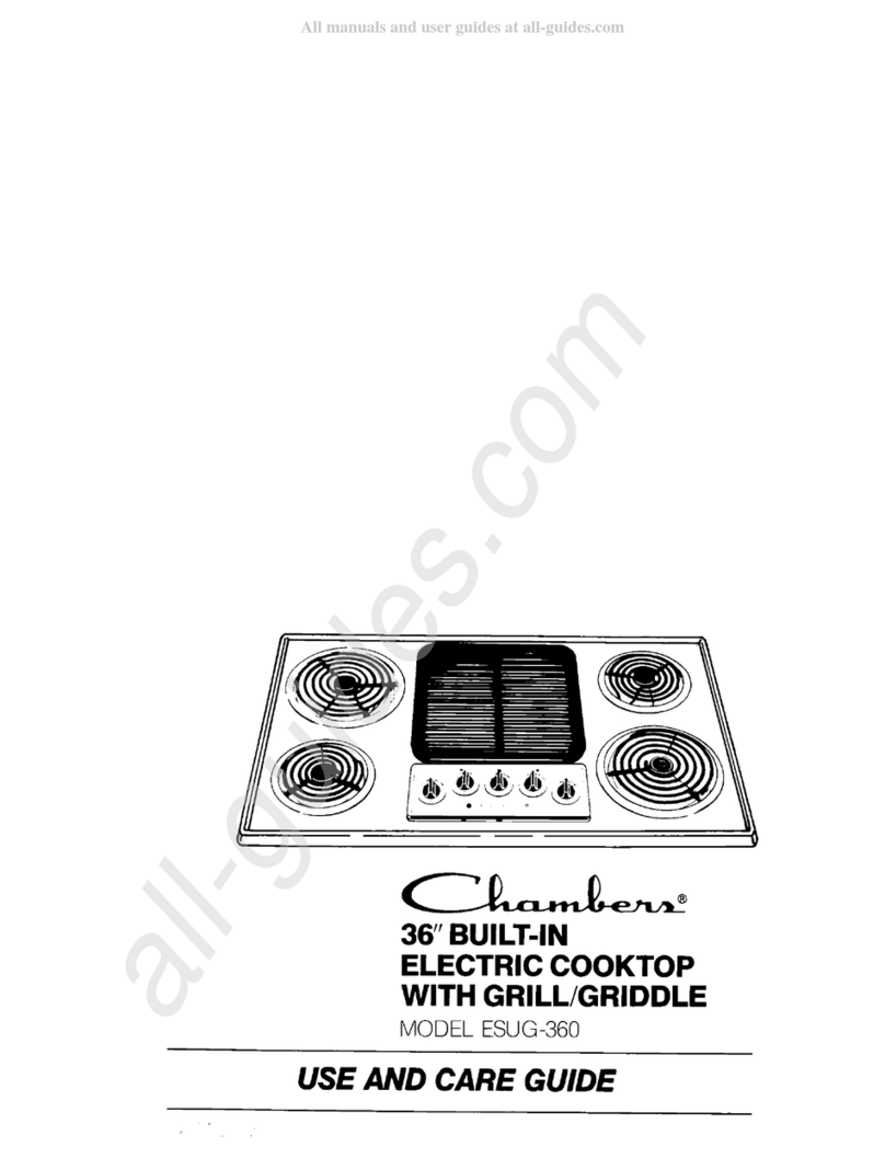 Chambers ESUG-360 Use and care guide