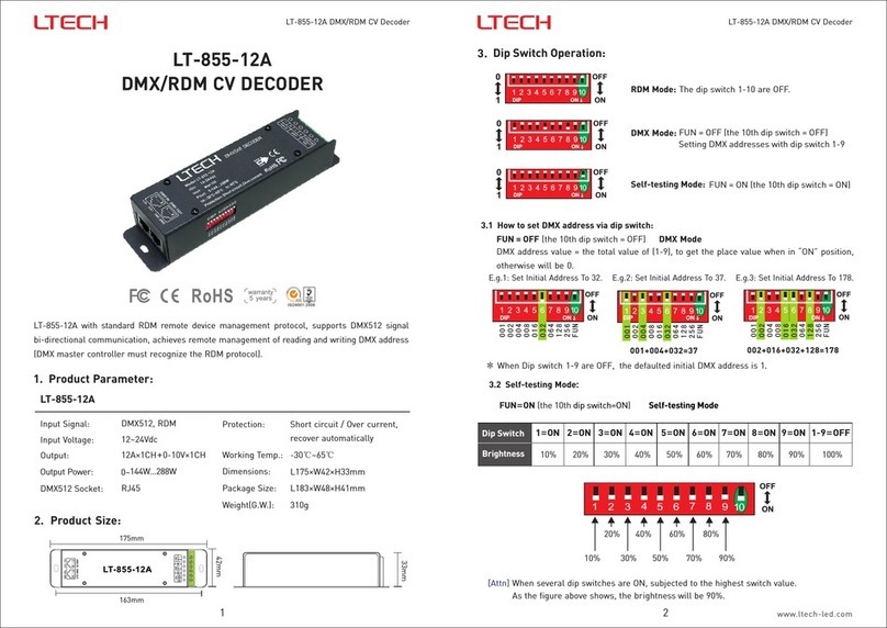 Ltech LT-855-12A User manual