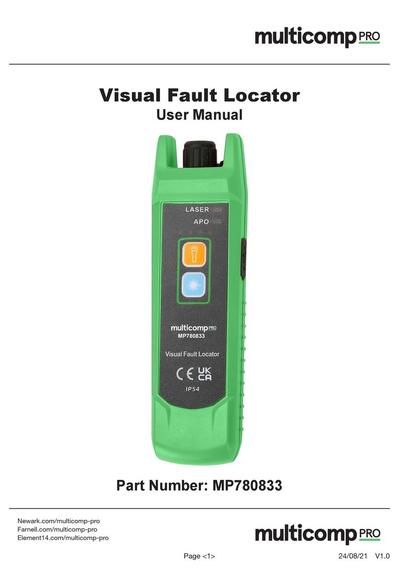 multicomp pro MP780833 user manual