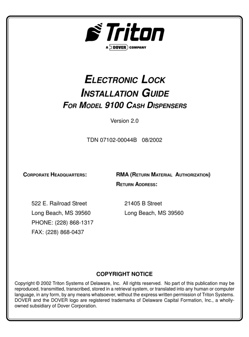 Dover Triton 9100 installation guide