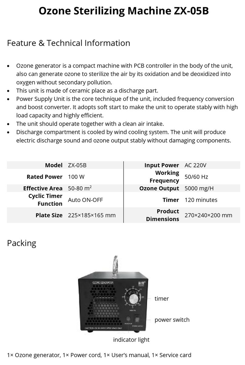 Ozone ZX-05B user manual