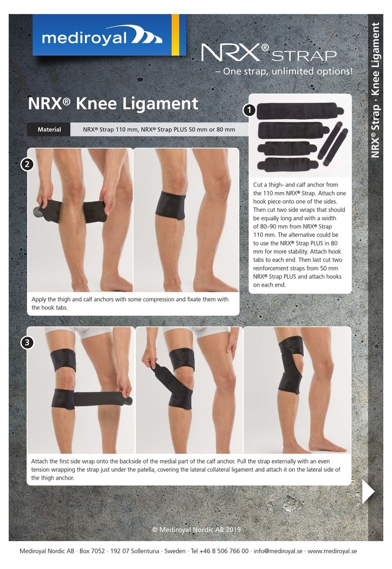 Mediroyal NRX Strap 110 User manual