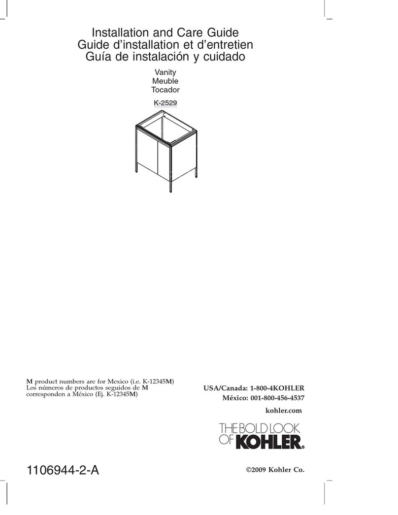 Kohler K-2529 Assembly instructions