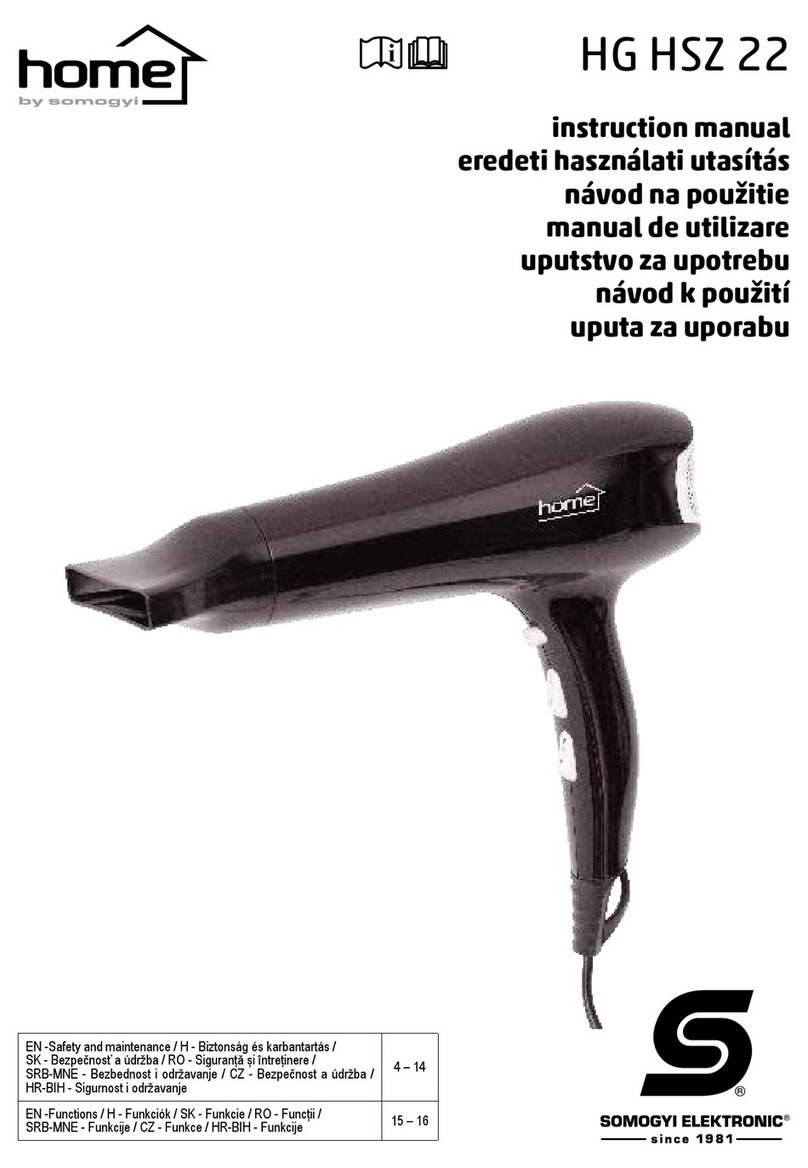 Somogyi home HG HSZ 22 instruction manual