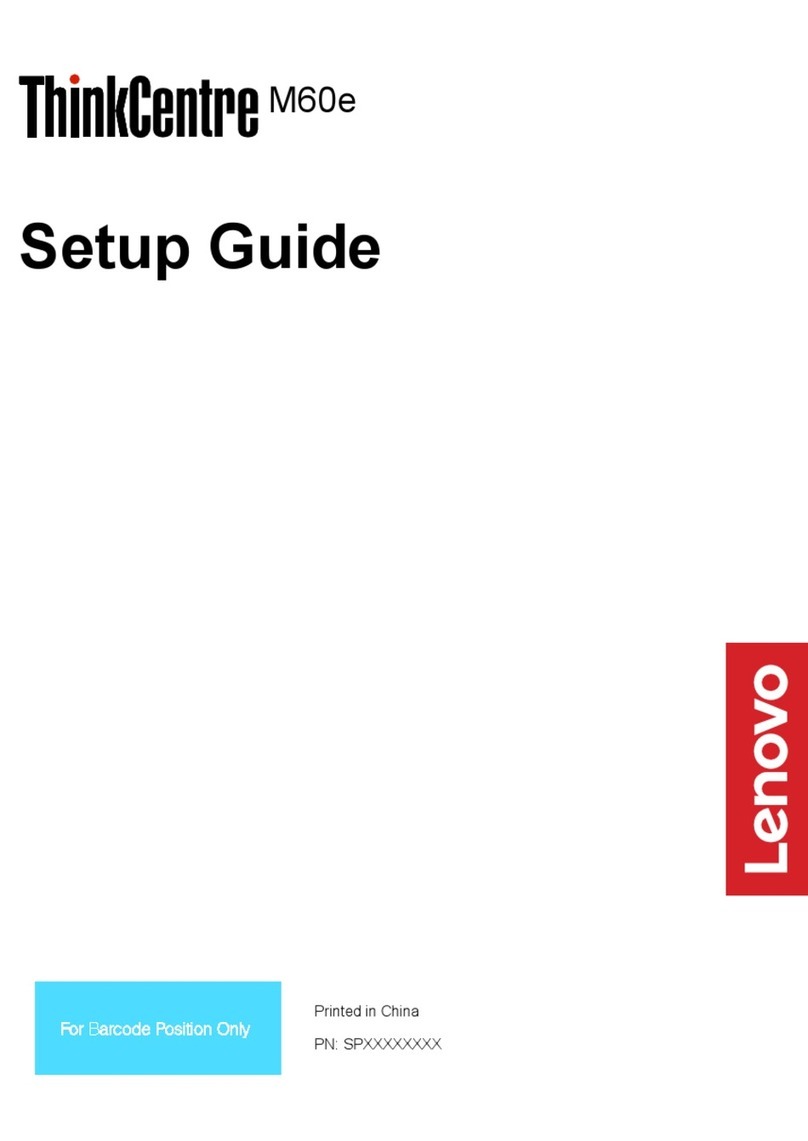 Lenovo ThinkCentre M60e User manual